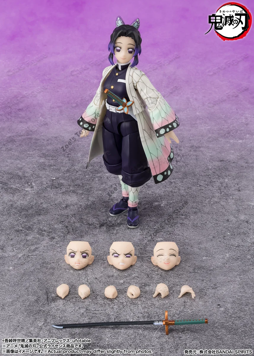 

In Stock BANDAI Demon Slayer: Kimetsu No Yaiba S.H.Figuarts SHF Kocho Shinobu Anime Model Action Figure Toy Collection Gift