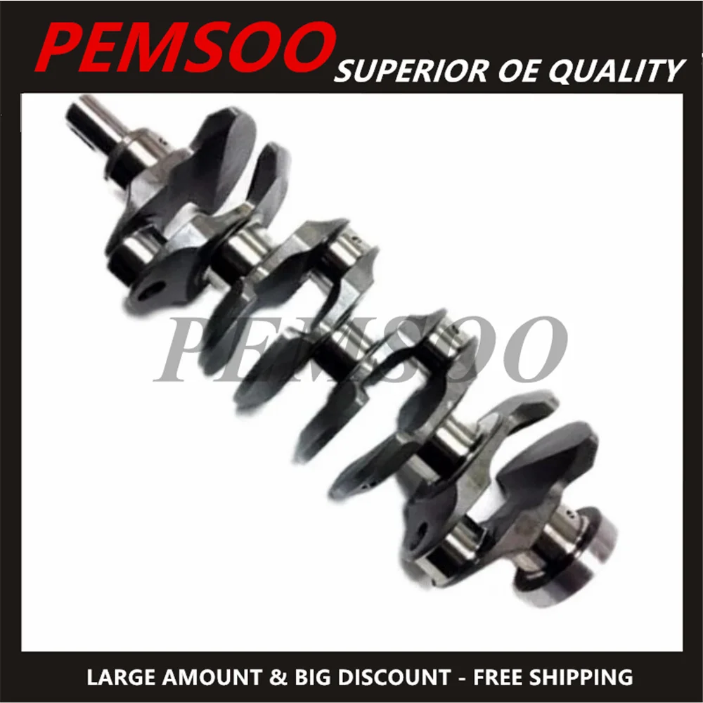 New 1X ME202013 ME203551 MD620109 Crankshaft for Mitsubishi 4M40 E307 SH60 Engine