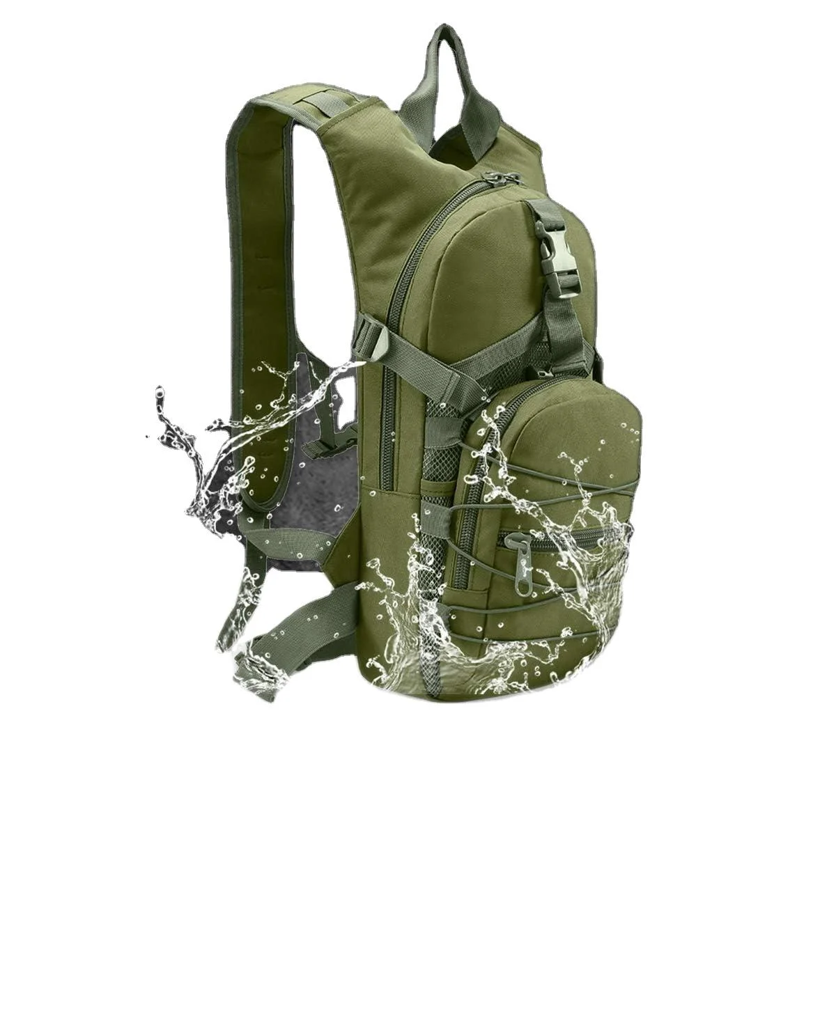 15L Cycling Hiking Backpack with 3L Hydration Bladder and Tube for Outdoor Adventures