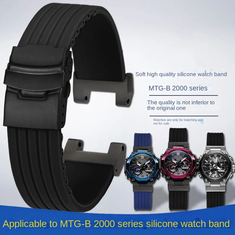 

Modified Silicone Strap For Casio Undead Bird G-shock Series MTG-B2000 MTGB2000 Waterproof Rubber Bracelet Sports Watch Band