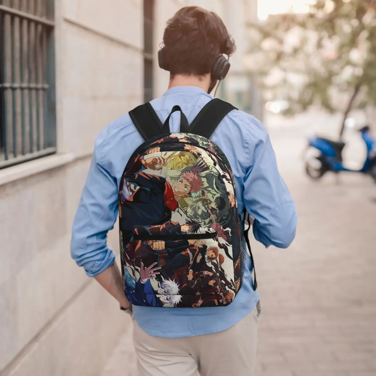 Jujutsu Kaisen Anime Satoru Yuuji Nobara Megumi Sukuna Backpack BookBag Kids School Bag Laptop Shoulder Bags for Men Women