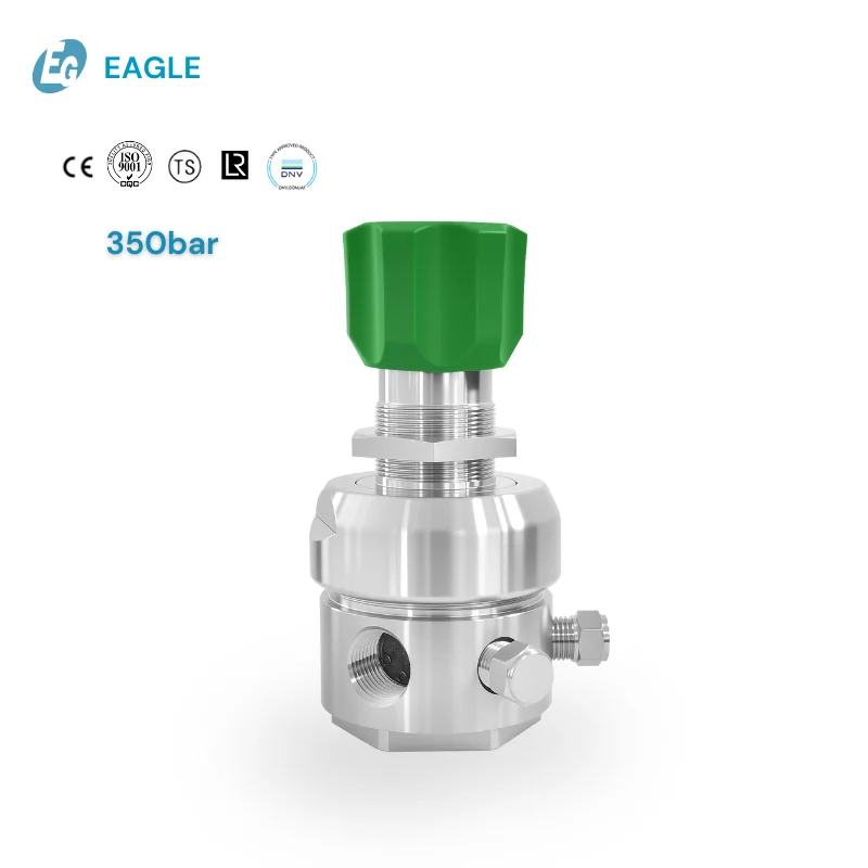

EAGLE 316L Stainless Steel Piston High Pressure Reducing Valve Regulator for Water Gas Hydraulic 1/2'' 1/4''NPT Female Thread