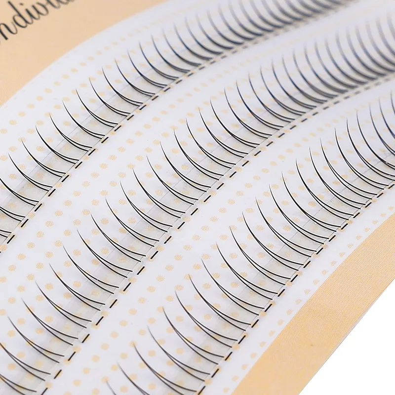 120 Knots Mix 5mm 6mm 7mm Natural Light Fairy A Shape Tapered Lower False Eyelashes Makeup Fake Eye Lash Extension Set