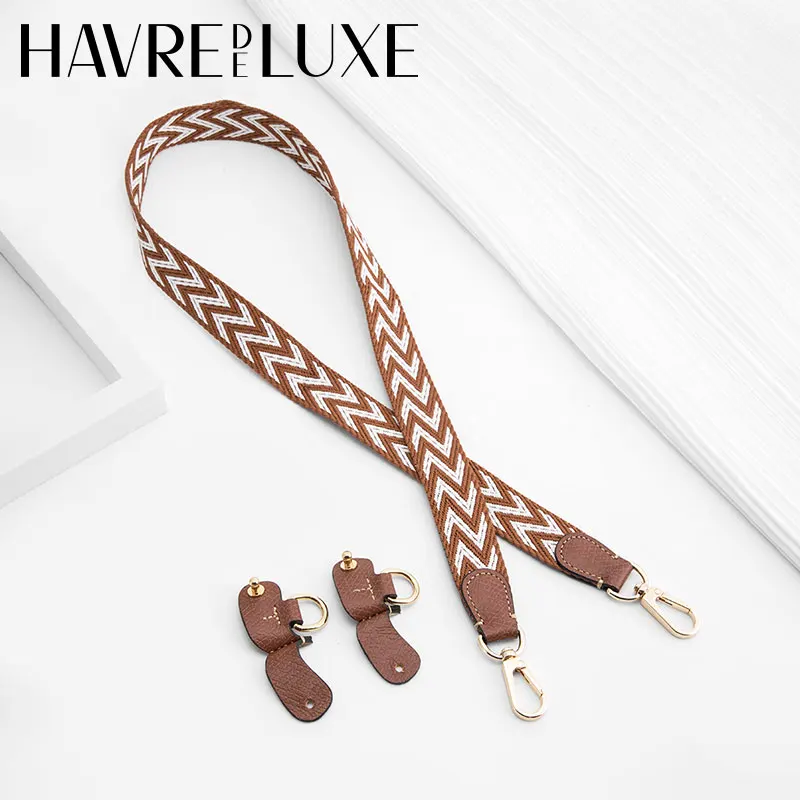 HAVREDELUXE-Bag Strap para Longchamp, Alça de Ombro, Sem Soco, Crossbody Modificado, Longchamp Tote Bag Acessórios, Tamanho Pequeno