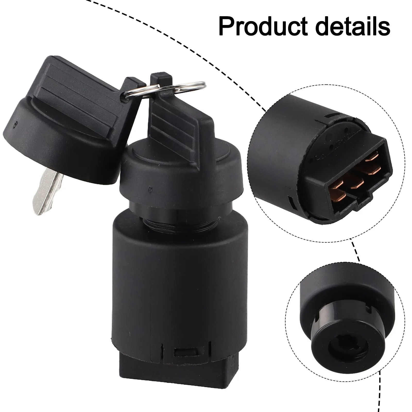 Single Cylinder Diesel Generator 6500 6700/427/186F Ignition Start Lock Switch Ignition Start Key Switches Light Equipment Tools