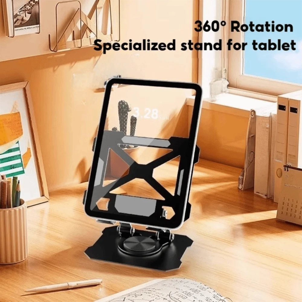 Einstellbare Tablet Ständer Hohl Wärmeableitung Desktop Ständer Halter Anti Slip Basis Faltbare Handy Ständer Schreibtisch Halter