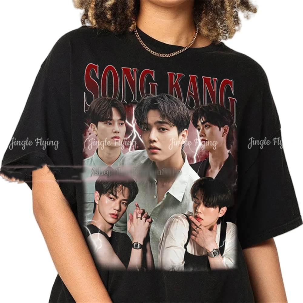 100% Cotton Limited Tee Song Kang Kdrama Korean Pop Tshirt Vintage Unisex Shirt