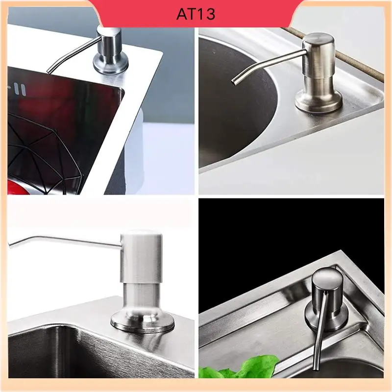 

AT13 Дозатор для мыла, раковина, встроенная на столешнице, головка насоса для дозатора мыла с комплектом удлинительных трубок 45,5 дюймов, подходит для кухни