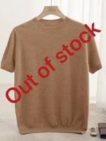 Out of stock New Summer Autumn Men's 100% Merino Wool Pullover