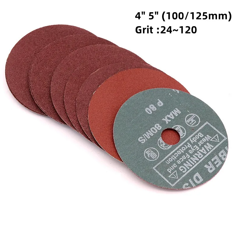 5ps Steel Grinding Sandpaper Sanding Discs 4