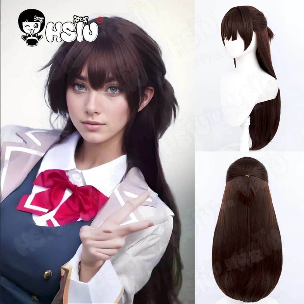 Suo Yuki Cosplay Wig Fiber synthetic wig「HSIU 」dark brown long Wig Alya Sometimes Hides Her Feelings in Russian Roshidere Wig