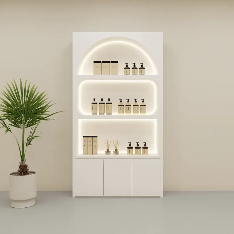 Customizable Sizes Corner Display Cabinet and Display Cabinet for Living Room with Modern Design