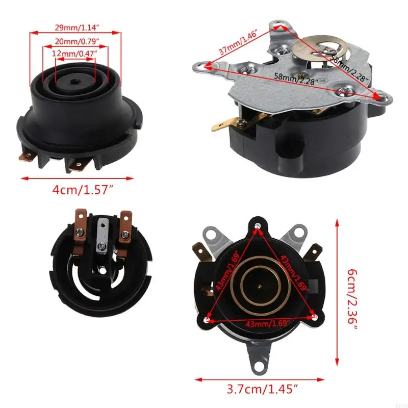 D0AB – bouilloire électrique, contrôle température, Base supérieure, remplacement du Thermostat, coupleur, prise