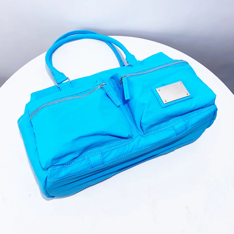 Borse Tote In Nylon per donna borse e borsette firmate di lusso 2023 novità In tasche doppie da viaggio Casual spalla di grande capacità