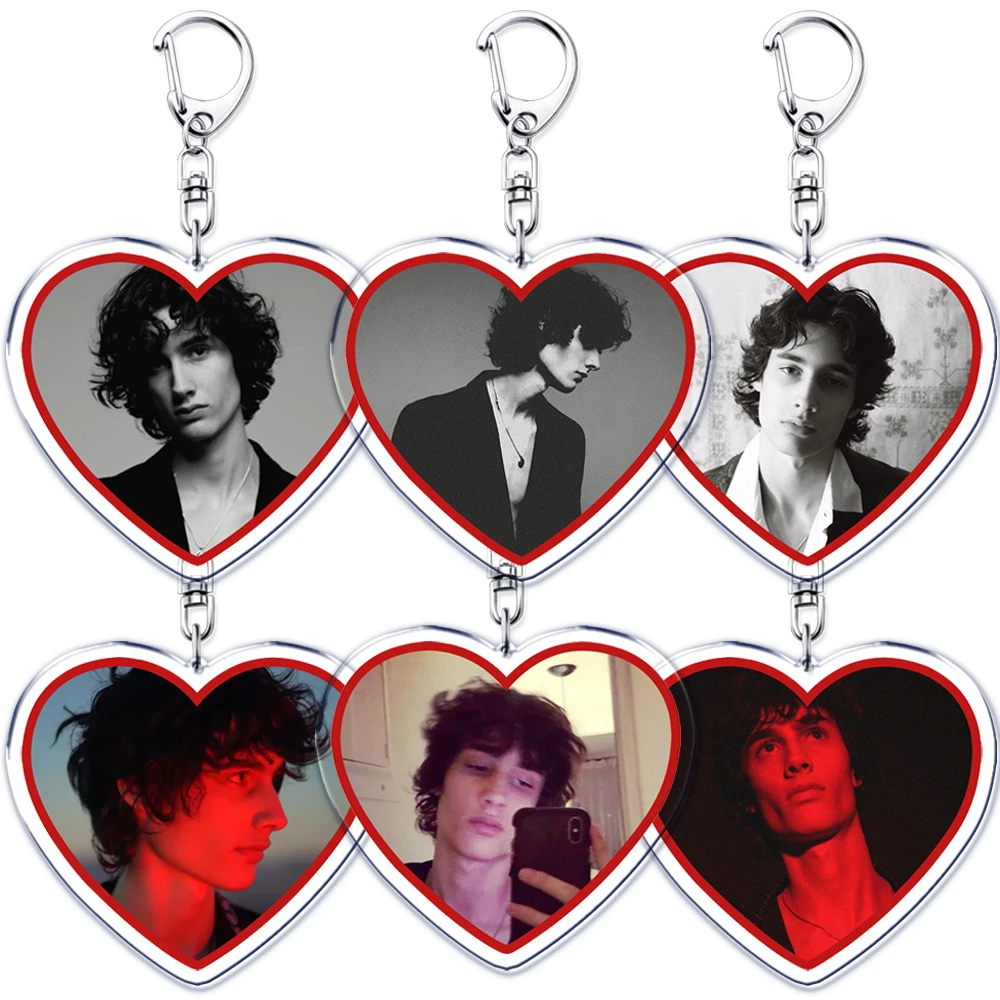 British Indie Rock Pop Singer Sombr Keychain for AccessoriesI Love My Boyfriend Back To Friends Heart Keyring Jewelry Fans Gifts
