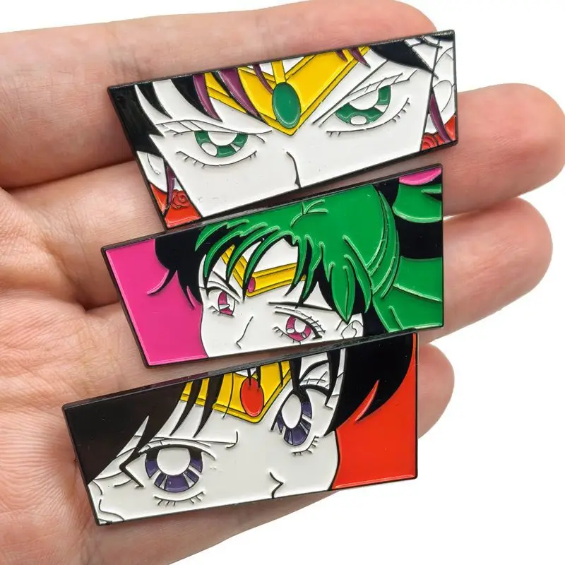 بحار القمر عمل القمر هير ري هينو أنيمي الطرفية الكرتون الإبداعية شارة معدنية موضة حقيبة شخصية الديكور بروش #3