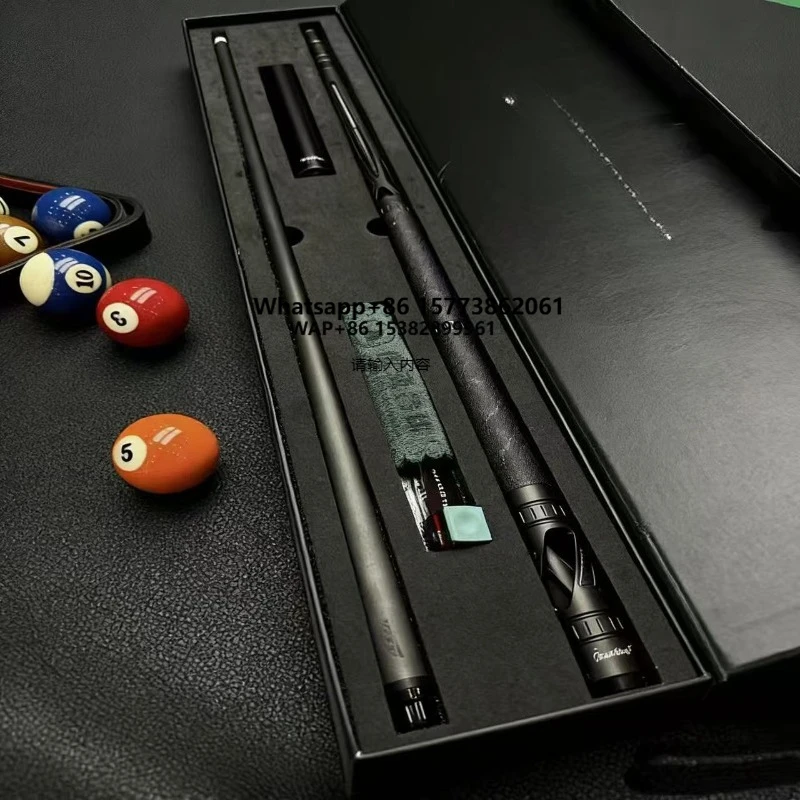 

Карбоновый кий Jianying 11,8 мм: полностью карбоновый, с технологией Pure Carbon Black, для бильярда (шафт и рукоятка)