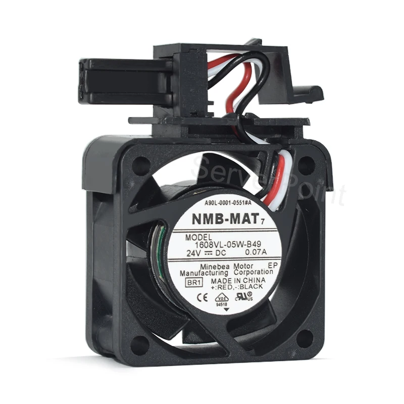 

1608VL-05W-B49 Square Cooling Fan For NMB-MAT Minebea Motor Cooler 40*40*20mm 4020 DC24V 0.07A