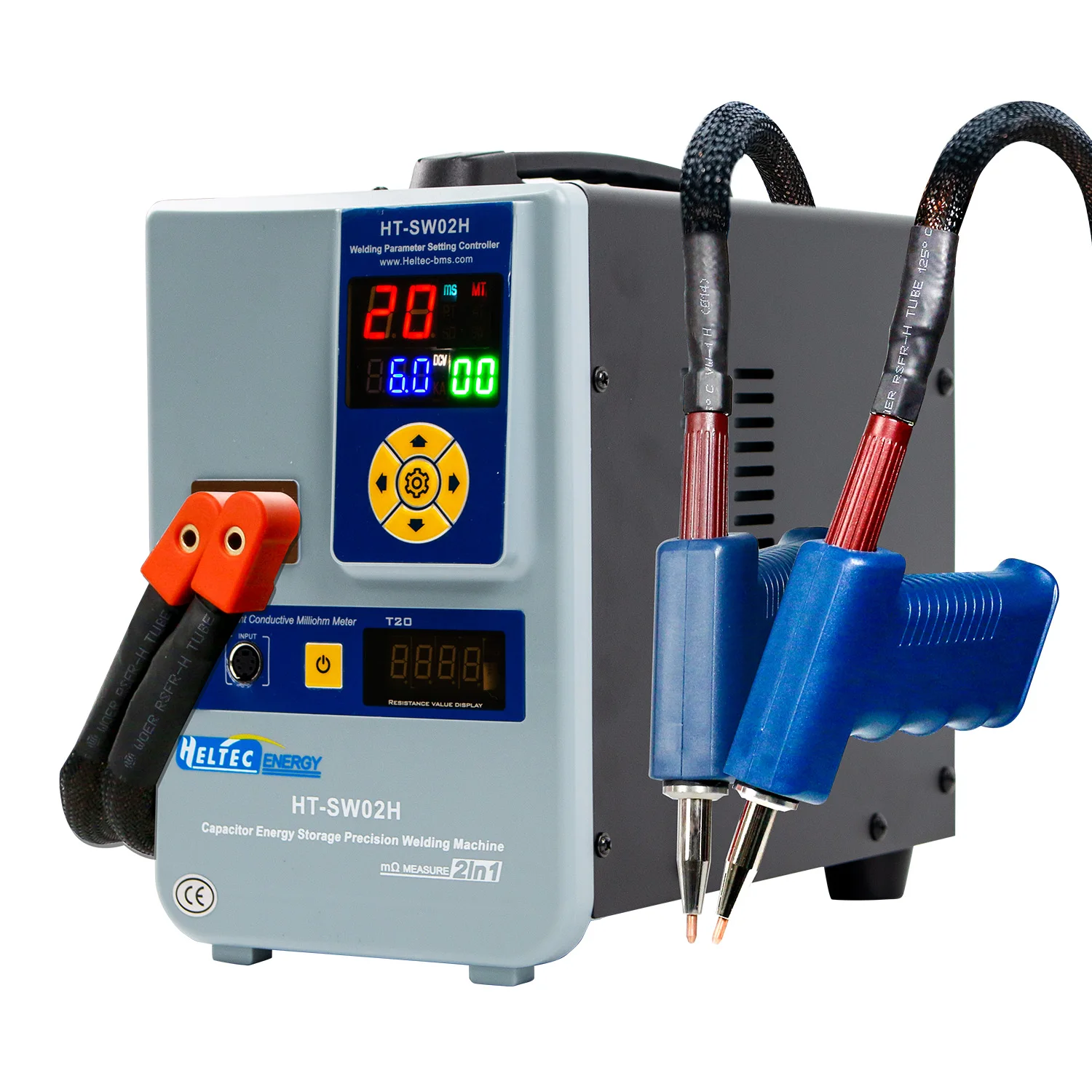 Heltec 14.5KW 21KW 36KW 42KW Portable Battery Automotive Spot Welder Capacitor Storage Point Welding Machine Efficient  Tools