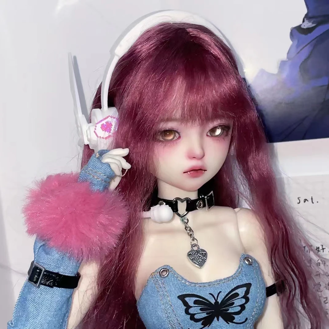 

1/4 BJD Doll Head With Body Girl Resin Material DIY Lovely Girl Doll No Makeup BJD 1/4 Toys Gift