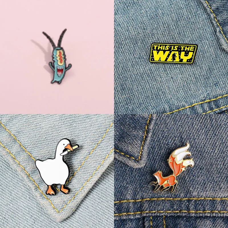 Lapel Pin Personalized Classic Animation Peripheral Badge Creative Alloy Brooch Pin Accessories Pins for Backpacks Badges Metal