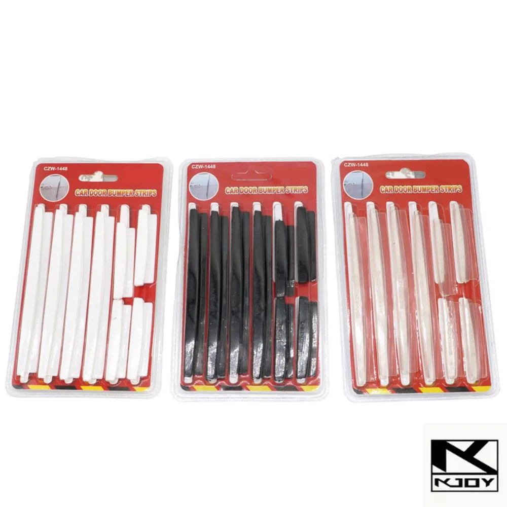 KKJOY 8Pcs Car Door Edge Protector Strips Anti Scrape Guard Suit For SUV Auto