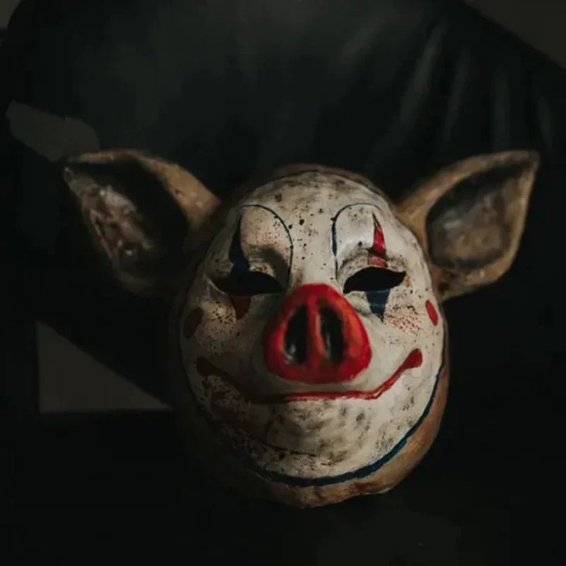 Masque en latex de overclown, masques d'animaux drôles, casque d'horreur d'Halloween, costume de cosplay, accessoires de mascarade Tim F, nouveauté