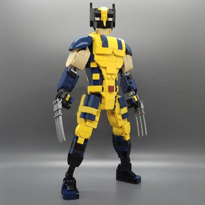 500pcs MOC Wolverine Deadpool And Super Heroes Model Building Blocks Christmas Gifts Architecture Assemble Toy DIY Creative Kids