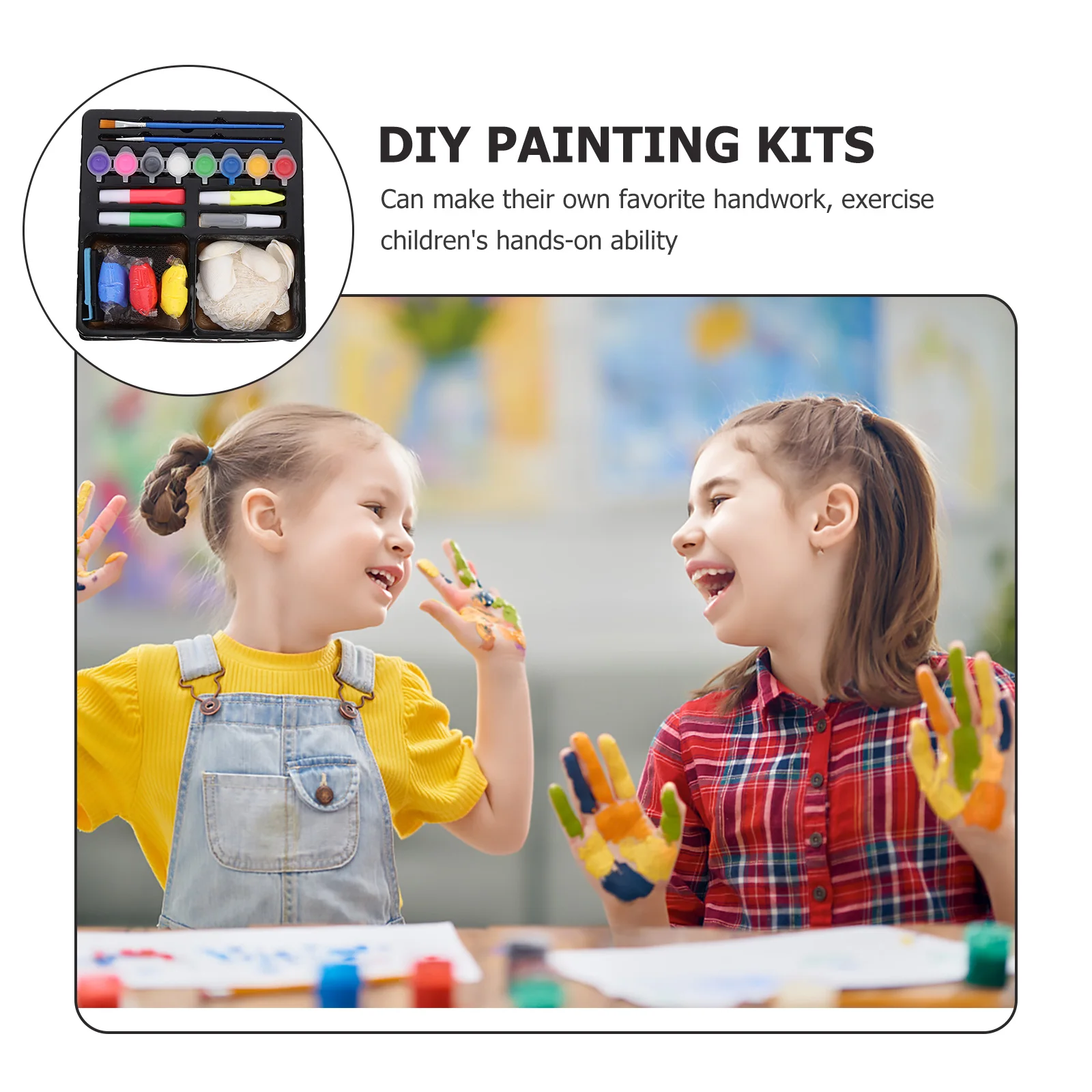 Toy Shell Painted Set Child Seashells Washable Plastic Painting Kits for Kids DIY Graffiti Playthings
