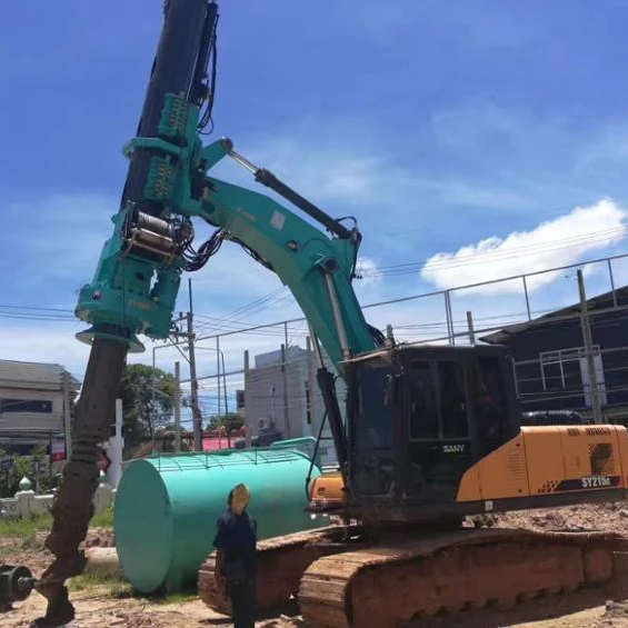 5.4 Ton  Mini  Bore Pile Rotary Drilling Rig Machine