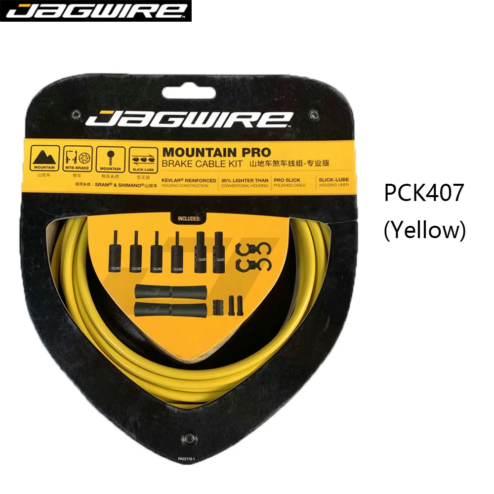JAGWIRE Mountain Pro Bremssatz Mountainbike-Bremsleitung, Kevlar-verstärkt, professionelles Mountainbike-Bremskabelset – Detail 5