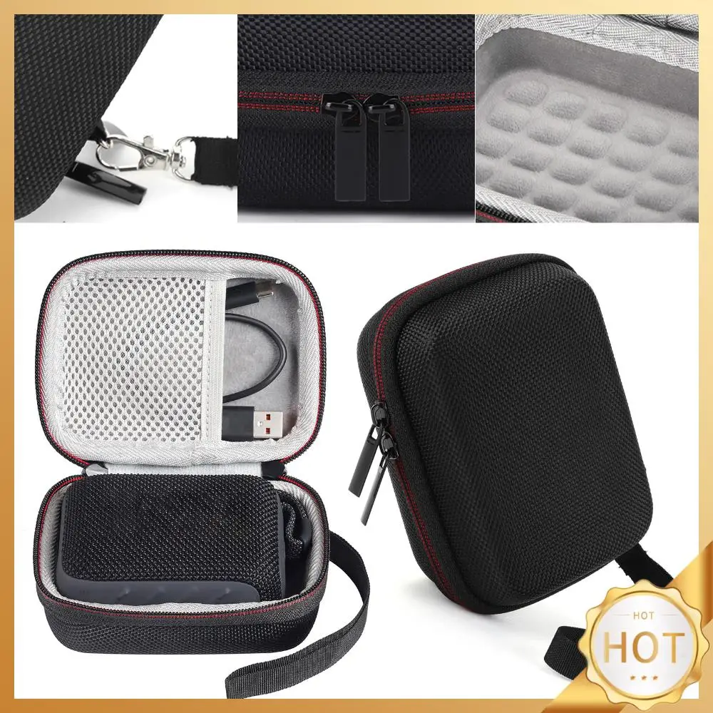 Hard EVA Travel Case Shockproof Outdoor Travel Carrying Case Waterproof Hard Shell Storage Bag for JBL GO4 Portable Speaker