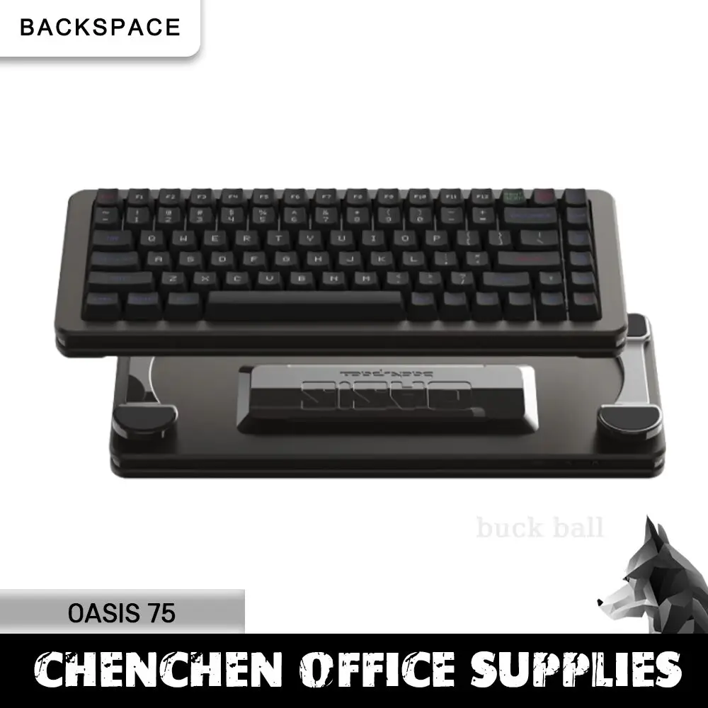 

BACKSPACE OASIS 75 Gamer Keyboard Esports Magnetic Switch Wired Keyboard Hot Swap 84Keys RGB Backlit RT Gaming Keyboards Office