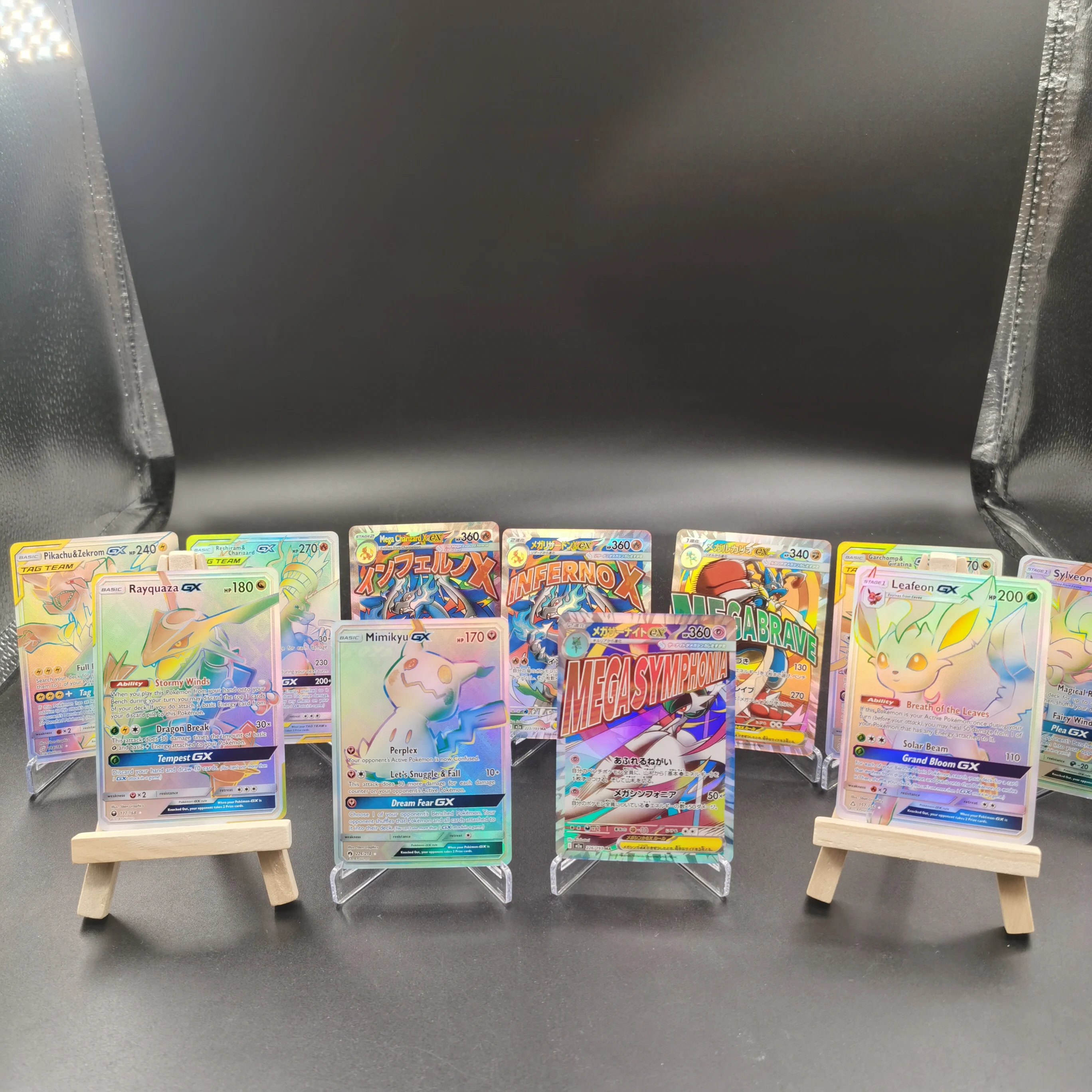 

Коллекционные карты PTCG «сделай сам», Gardevoir Lucario Charizard ex, самодельная одиночная карта, классическая игра, аниме-карта, подарочная игрушка