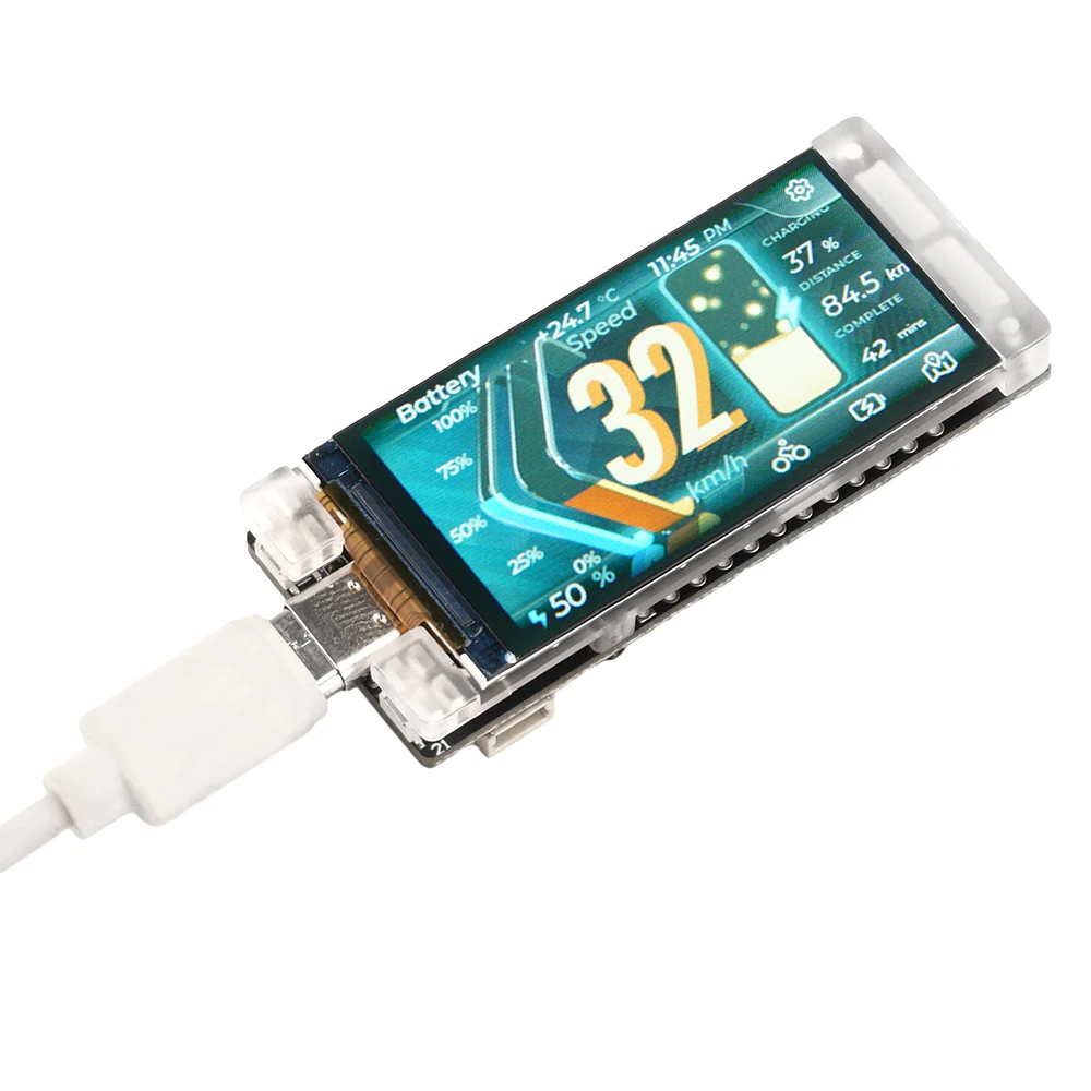 Módulo de placa de desenvolvimento Esp32-S3R8 meshtastic lora wan protocolo bluetooth wifi placa de desenvolvimento t190 1.9 Polegada display tft-lcd