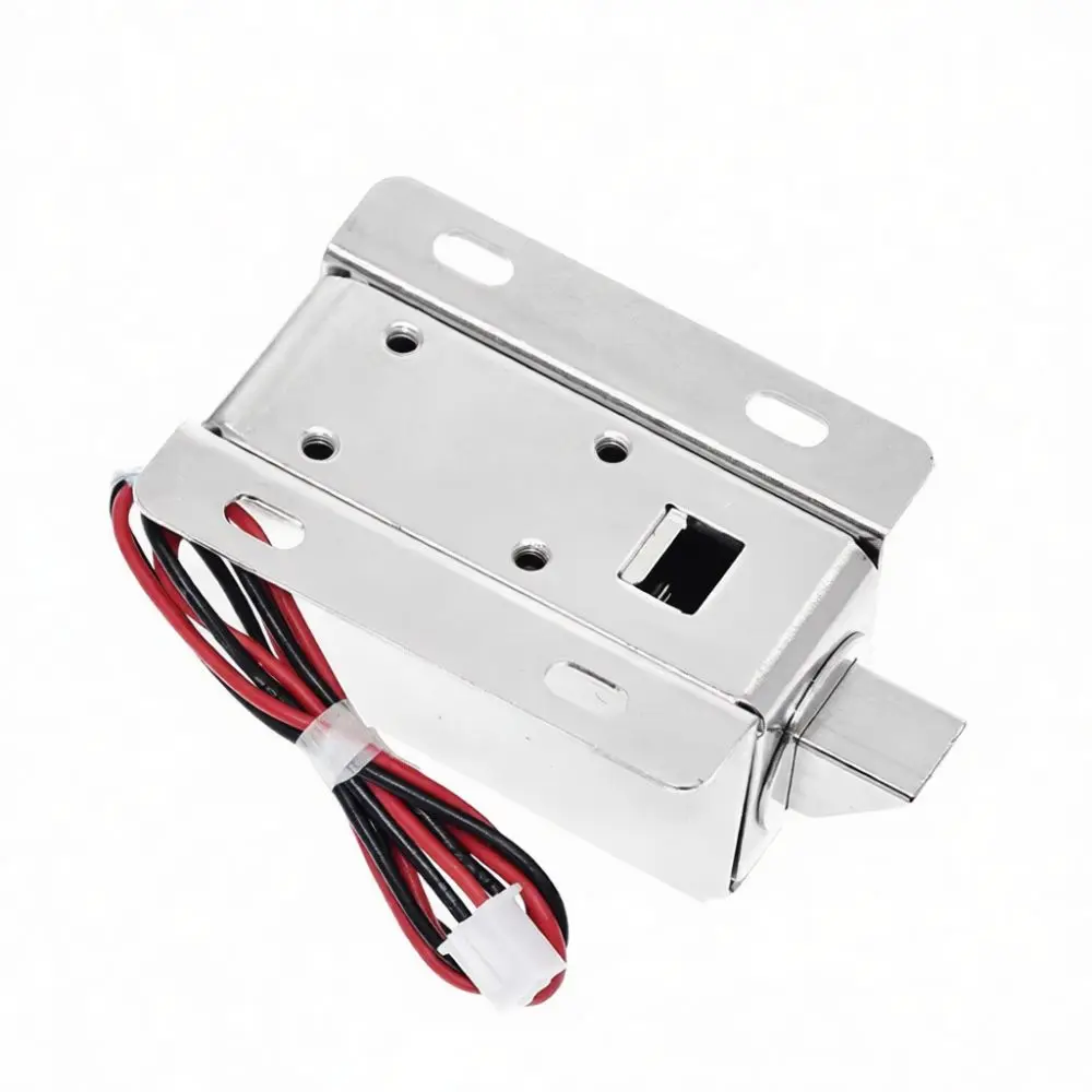 Mini Electronic Bolt Lock DC 12V Solenoid For Wankesheng Cabinet Door Latch Electromagnetic Security Control Access