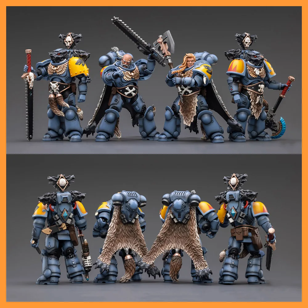 JOYTOY JT2702 JT2719 JT2733 JT2726 1/18 Warhammer 40k Space Wolves Claw Pack Team 11.7cm Anime Military Model Collection Toys