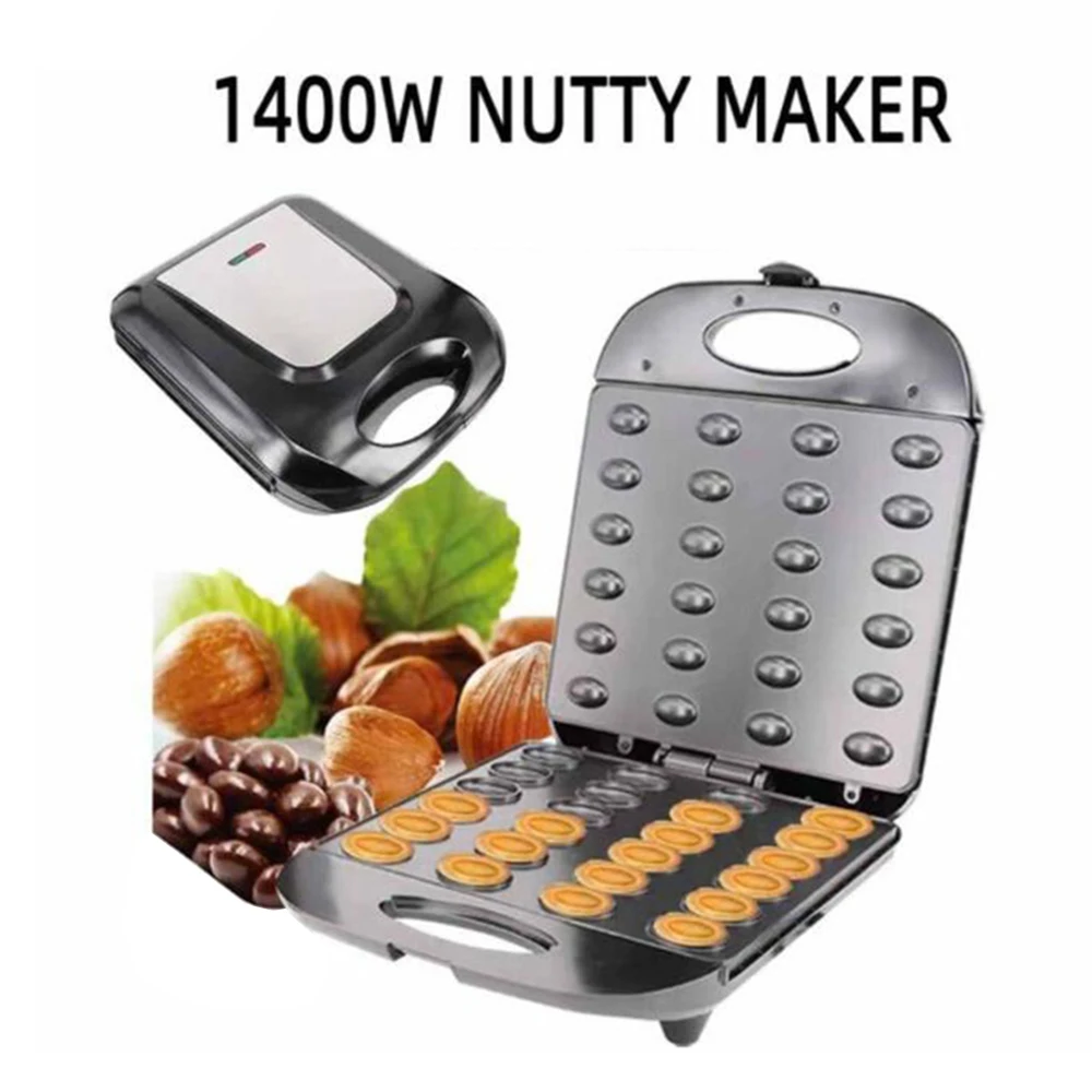 Edelstahl-Walnusskuchenmaschin – Mini Waffle Maker Machine Bewertung und Preis