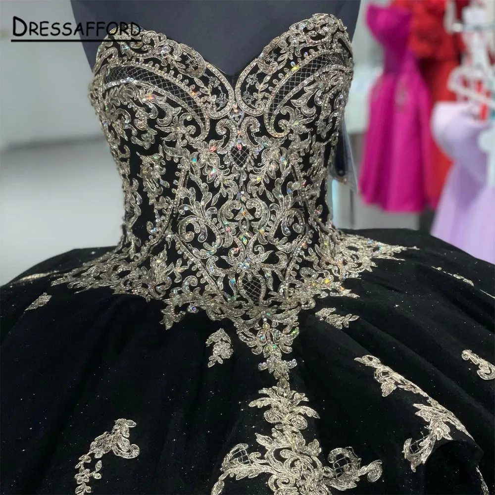 Quinceanera Dresses 2022 Formal Luxury Prom Gown Beading Lace Appliques Sweet 15 16 Dress Graduation Balll Gwon