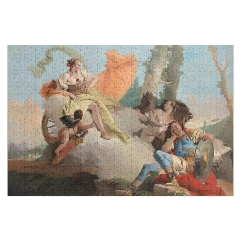 

Giovanni Battista Tiepolo. Armida Encounters the Sleeping Rinaldo, 1742-45. Jigsaw Puzzle Wood Animals Puzzle