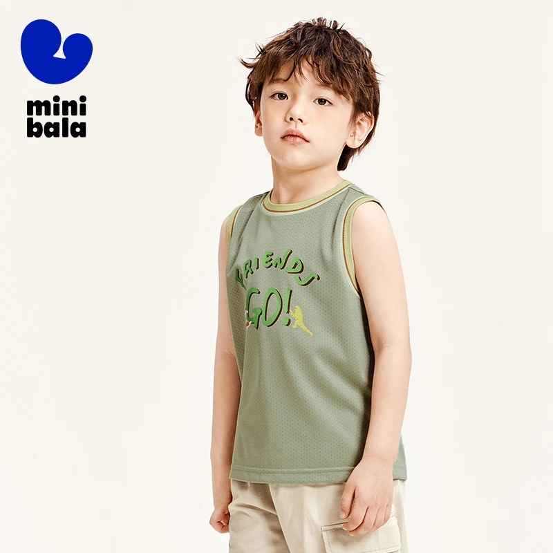 Mini Bala-Chaleco deportivo para niños, chaleco ligero y transpirable para bebés, novedad de verano 2024