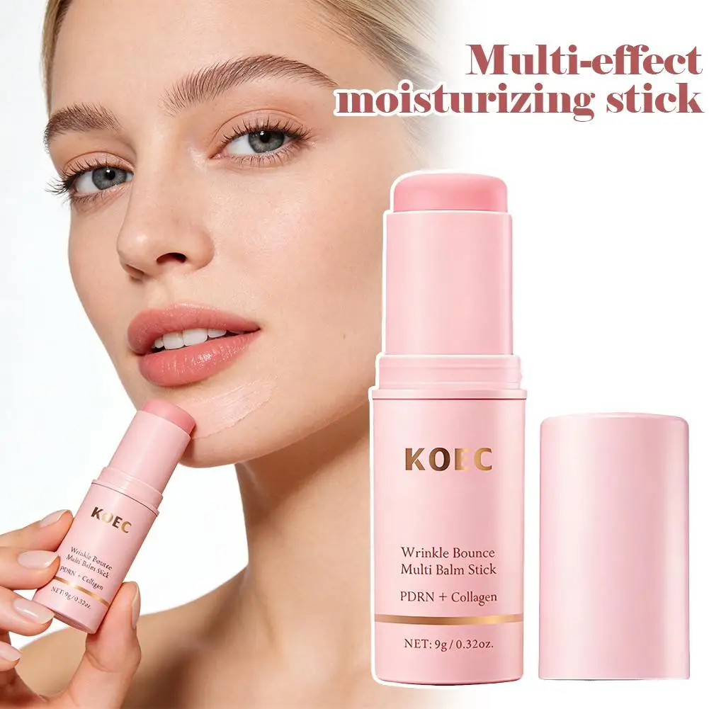 Hydrating Wrinkle Bounce Balm Stick Firming Rejuvenate Portable Skin Care Lightweight Collagen Moisturizer For All Skin Types