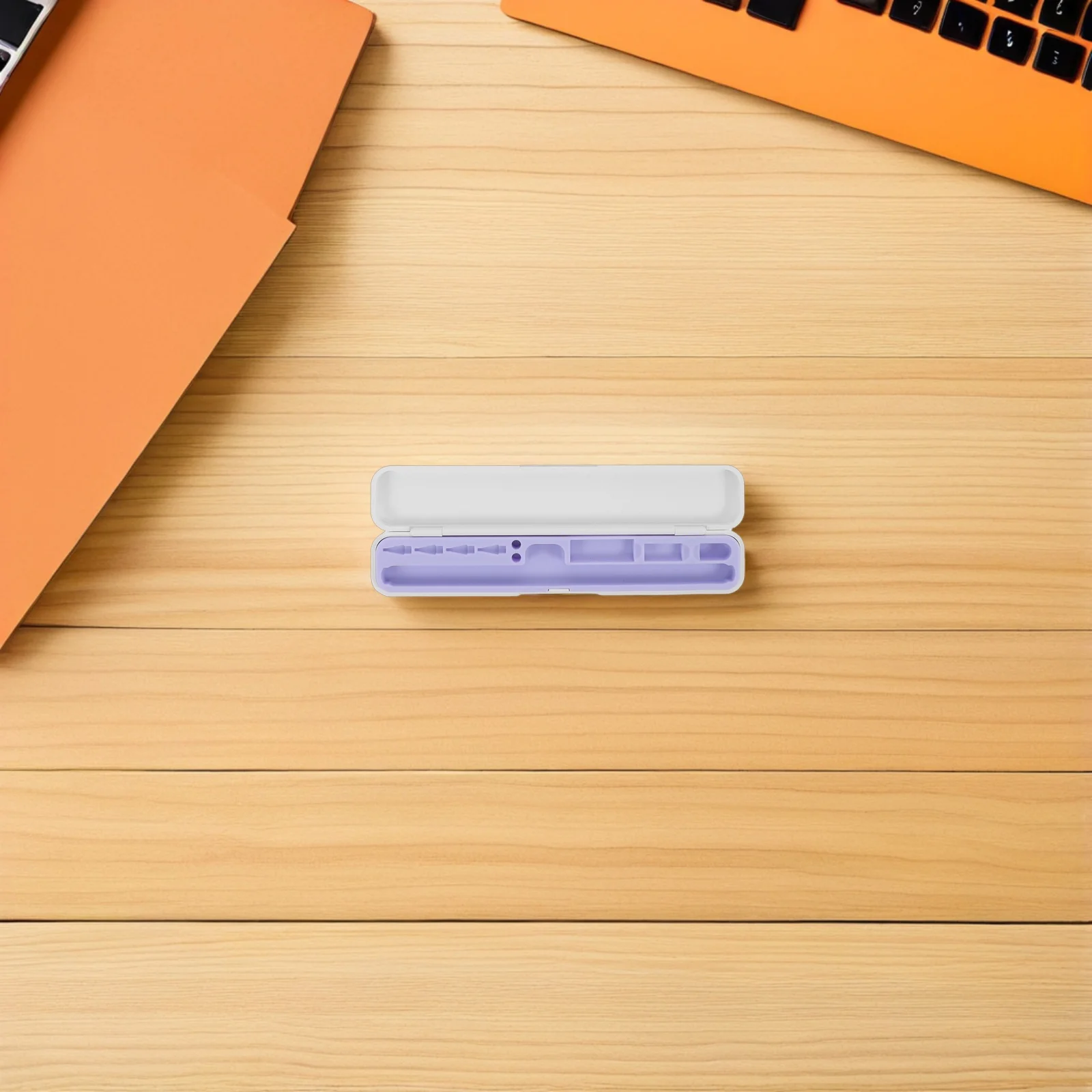 

3pcs Stylus Pen Case Multi Compartment Shockproof Storage For Tablet Stylus Pens Drop Resistant Organizer Box For School