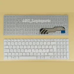 New Latin Spanish Teclado Keyboard For ASUS X541 X541N X541NA X541NC X541S X541SA X541SC Laptop , White without Frame