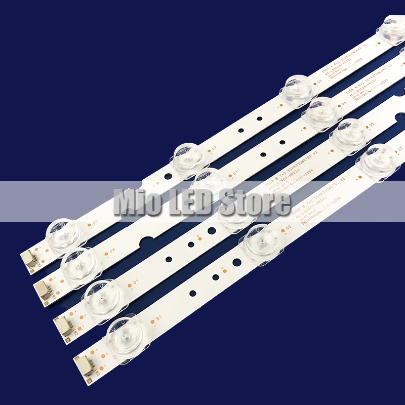 4 PCS LED Strip For 55UD6406 55S423 55S421 55DP600 55S421-CA 55S425 LVU550NDEL GIC55LB112 3030F2.1D GIC55LB111 4c-lb5507-hr02j