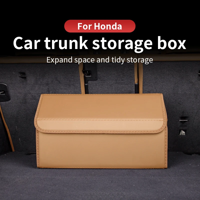 

Car Trunk Storage Box for Honda,Large Capacity with Divided Compartments,Easy to Install & Clean,Double-Sided Reinforced Handles