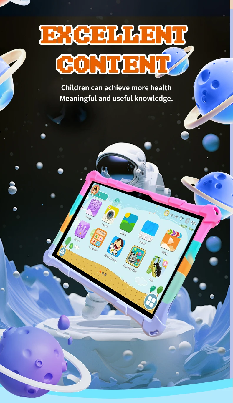 2025 New Original 10.1-inch Android Tablet 4+64GB Best Gift for Children Dual Camera 5G WIFI Android 11