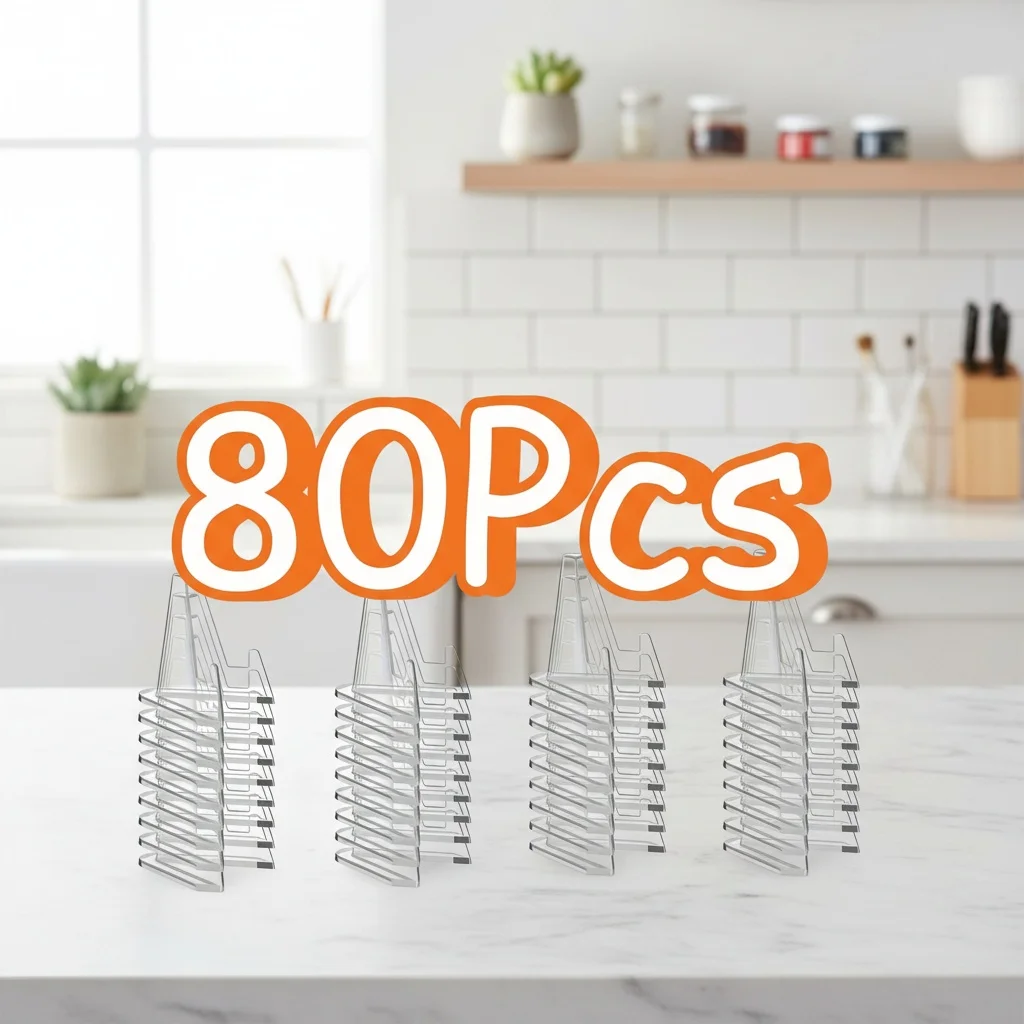 

80 шт. акриловых подставок для демонстрации, прозрачные держатели в традиционном стиле, для монет, коллекционных предметов и сувениров