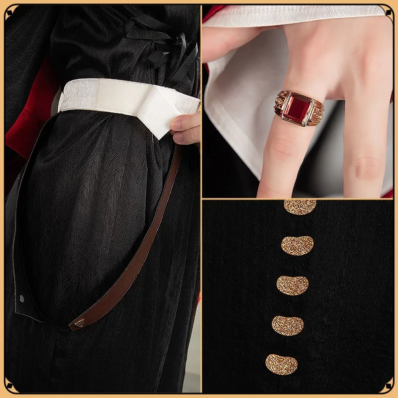 NIJISANJI VTuber Kuzuha أزياء تنكرية لشخصية الرسوم المتحركة الافتراضية لحفلات الهالوين وعيد الميلاد