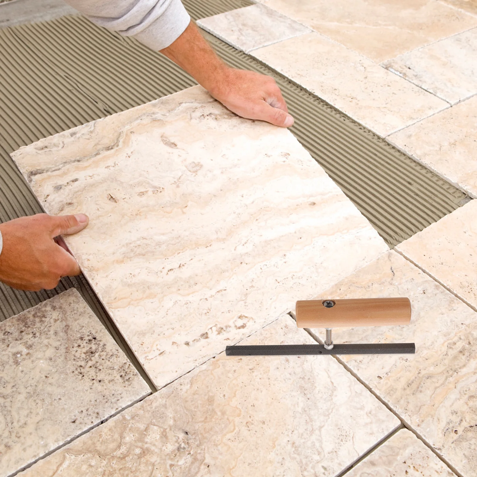 

Replacement Groove Grinder Sledrunner Wood Handle Edge Grinding Stone Paint File Sand Coating Groove Smoothing Tool